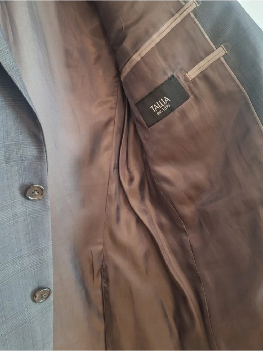TALLIA Men's Charcoal Suit